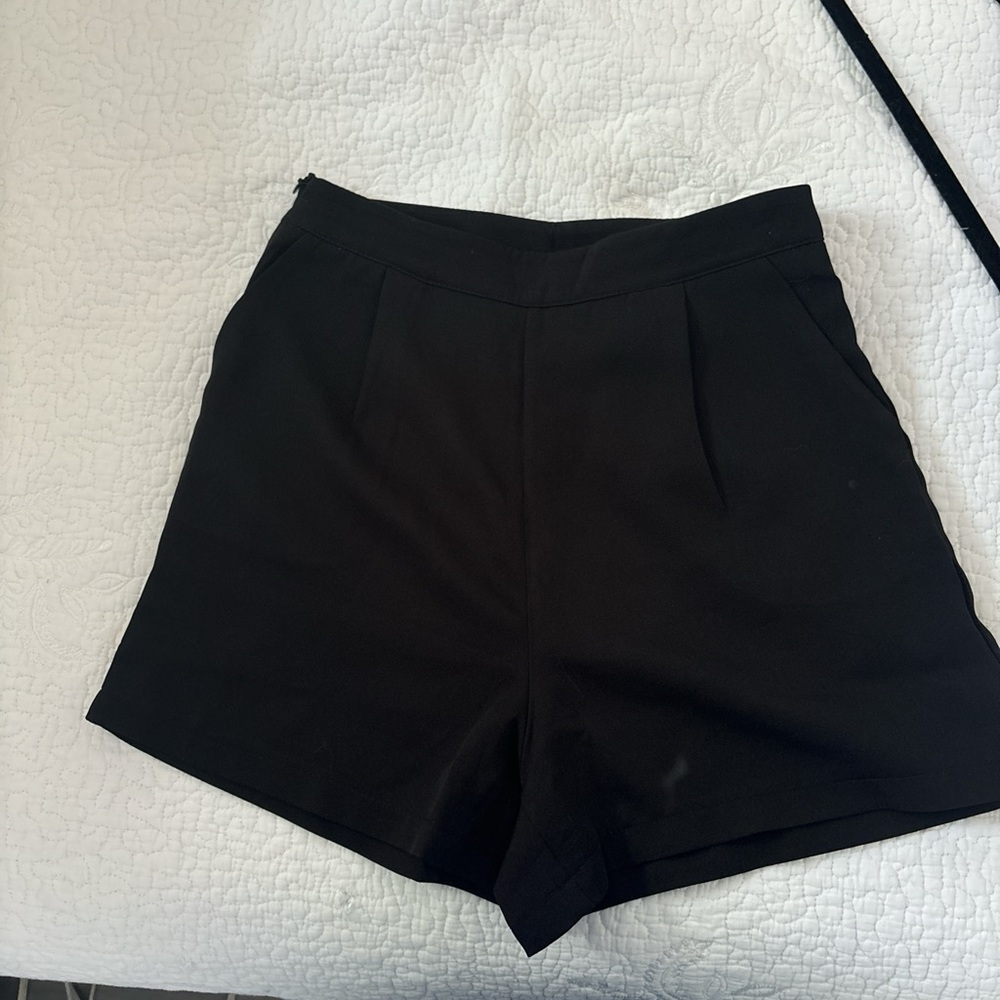 SHEIN Black High Waist Athletic Shorts